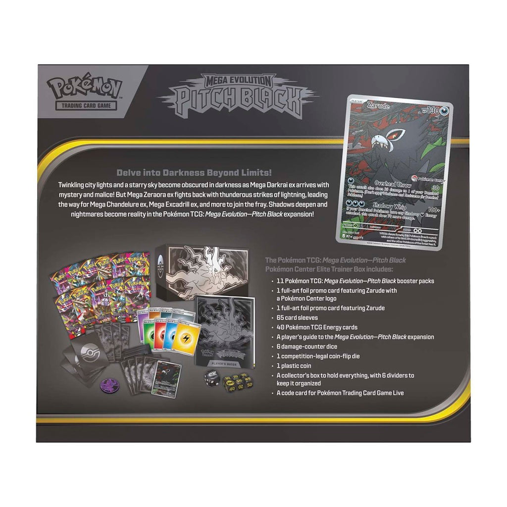 Mega Evolution-Pitch Black Pokémon Center Elite Trainer Box