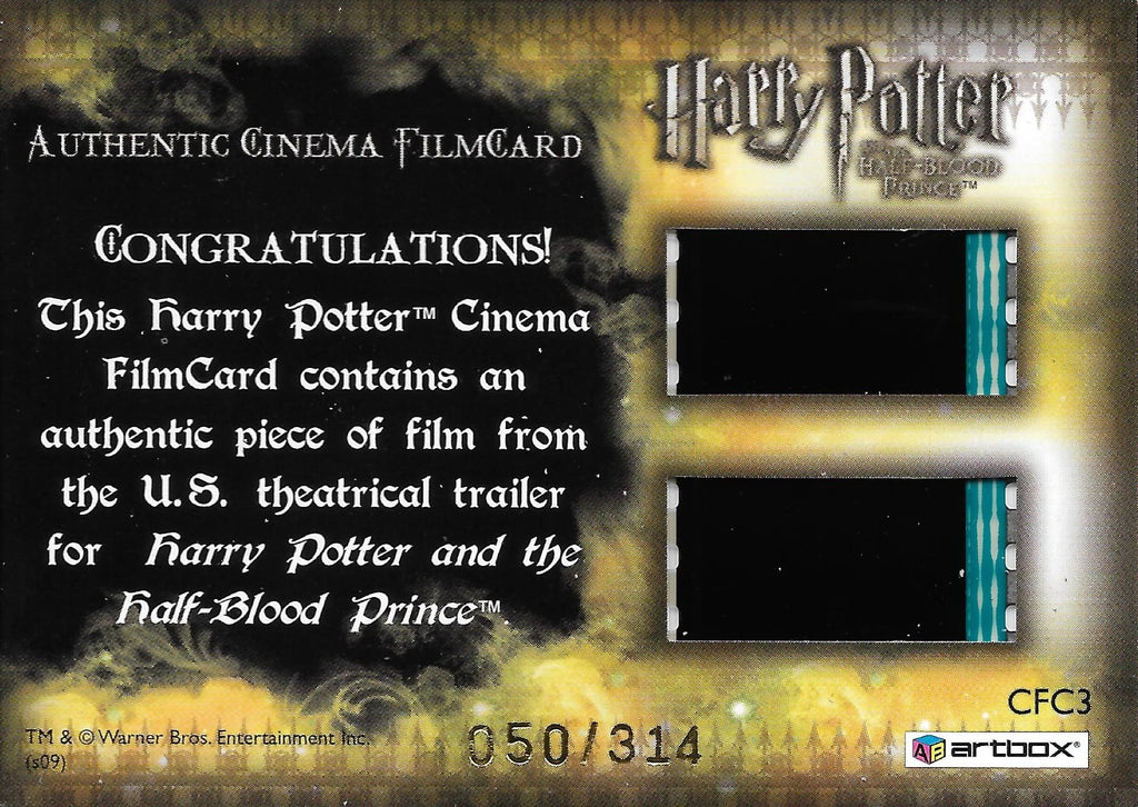 Harry Potter Half-Blood Prince FILM CELL Cinema Card #50/314 / Filch